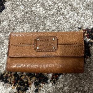 Fossil Tan Leather wallet